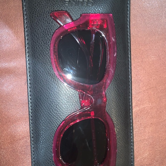 Brand new Celine sunglasses in pink and red - Picture 3 of 9